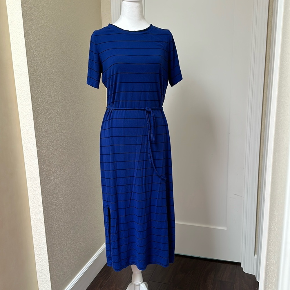 Banana Republic Factory Tie-Waist T-shirt Midi Dress (S)